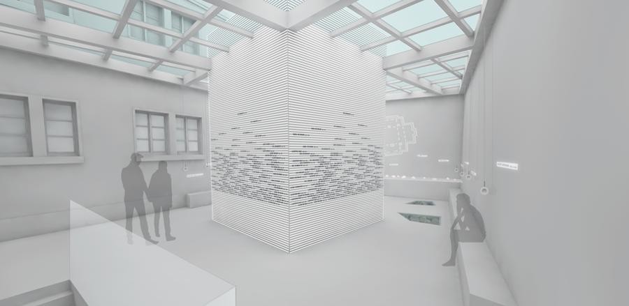 Modèle 3D Salle du mémorial